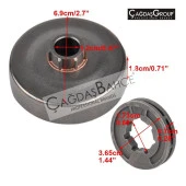 STİHL MS170/ MS180 / MS181 / MS211 / MS230 RİMLİ ZİNCİR DİŞLİSİ thumbnail 3