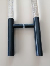 BİRSAN 30*60 PLEKSİLİ CAM KAPI KOLU  ANTRASİT GRİ - 2