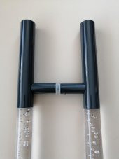 BİRSAN 30*60 PLEKSİLİ CAM KAPI KOLU  ANTRASİT GRİ - 3