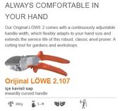 LÖWE 2.107 BUDAMA MAKASI - MADE İN GERMANY thumbnail 1