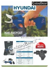 HYUNDAİ EASYCUT ŞARJLI AKÜLÜ BUDAMA MAKASI  ÇİFT AKÜLÜ 25mm thumbnail 6
