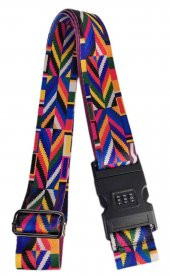 Valiz Emniyet Kemeri Şifreli Kilitli Renkli 8683255012041 - 1