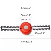 Ital Zincirli Tırpan Başlığı Canavar Başlık Tırpan Ucu Başlık thumbnail 3