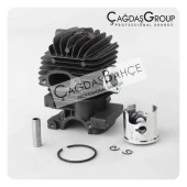 BENZİNLİ BUDAMA MOTORU 2500 NİKASİL SİLİNDİR PİSTON SETİ 34 mm thumbnail 3