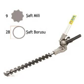 TIRPAN UCU ÇİT BUDAMA APARATI TÜM MODELLERE UYGUN - 28 MM 9 DİŞ - 2