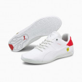 Puma Ferrari Drift Cat Delta Erkek Beyaz Sneaker (DAR KALIPTIR) - 4