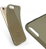 iPhone 7/8 Kılıf Soft Silikon Kılıf Şeffaf-Siyah Arka Kapak - 2