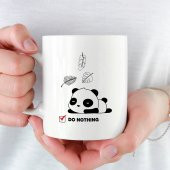 Do Nothing Panda Özel Tasarım Kupa - 1