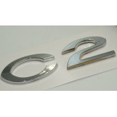 Citroen C2 2004 2010 Bagaj Krom ABS 3M 3D Yazı Logo Amblem - 3