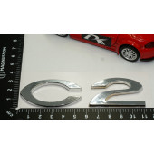 Citroen C2 2004 2010 Bagaj Krom ABS 3M 3D Yazı Logo Amblem - 4
