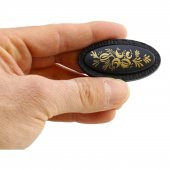 Mobilya Düğme Kulp Çekmece Dolap Kapak Kulpu Kulbu Dekoratif Metal Siyah thumbnail 4