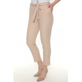 SORALLİNE KADIN BAHARLIK YARI BEL LASTİKLİ PANTOLON 1696 KREP KUMAŞ - 5