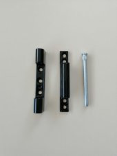 95 LİK  PVC KAPI ZAMAK MENTEŞE SİYAH - 2