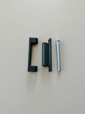 75 LİK PVC PENCERE ZAMAK MENTEŞE ANTRASİT GRİ - 1
