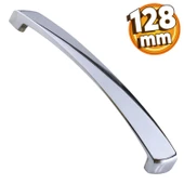 Motif Mobilya Mutfak Dolabı Çekmece Dolap Kulpu Kulpları Kulbu Krom (128 MM-12.8 CM) Metal Kulp - 1