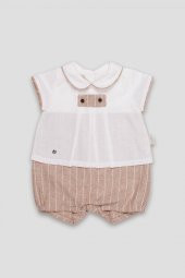 Şortlu Unisex Bebek Bayramlık Tulum 11325 - 1