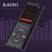 8 GB Dahili Hafızalı Mp3 Çalar Ses Kayıt Fm Radyo Sd Kart Girişli Mp4 Player 1.8 inç Renkli Ekran - 4