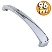 Motif Mobilya Mutfak Dolabı Çekmece Dolap Kapak Kulpu Kulpları Kulbu Krom (96 MM-9.6 CM) Metal Kulp - 1