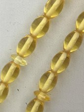 Oval Kesim Kokulu Toz Kehribar Tesbih 33lük 6mm A010 thumbnail 5