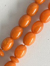 Oval Kesim Kokulu Toz Kehribar Tesbih 33lük 7mm A008 - 5