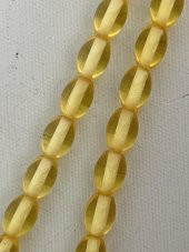 Oval Kesim Kokulu Toz Kehribar Tesbih 33lük 5mm A011 - 5