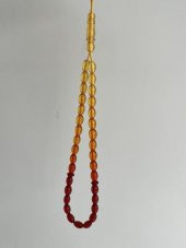 Oval Kesim Kokulu Toz Kehribar Tesbih 33lük 5mm A012 thumbnail 2