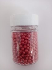 DEKORATİF ŞEKER BONCUK KIRMIZI 40 GR (PASTALND) - 1