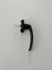 PVC PENCERE KOLU PLASTİK SİYAH - 2
