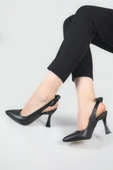 Bilener 2853 Kadın 9 Cm Topuklu Arkası Açık Stiletto Ayakkabı thumbnail 3
