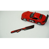 DK Kia GT Line Bagaj Logo 3M 3D Kırmızı Siyah Metal Logo - 2