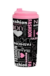 Herevin Desenli Kahve Bardağı-Fashion 470 Cc Desenli Kahve Bardağı - 1