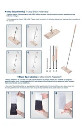 Tablet Mop Temizlik Kova Seti 5 Adet Microfiber Bezli - 2