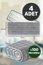 Tablet Mop Microfiber Yedek Bez 4 Adet - 1