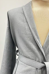 Plus Peştemal Bornoz  100 Pamuklu (100 Cotton) / Gri - 1