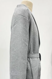 Plus Peştemal Bornoz  100 Pamuklu (100 Cotton) / Gri - 2