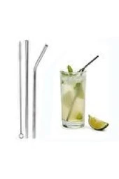 DURNES Paslanmaz Çelik Pipet + Temizleme Fırçası - 2