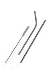 DURNES Paslanmaz Çelik Pipet + Temizleme Fırçası - 4