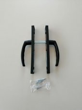 YALE PVC KAPI KOLU PLASTİK SİYAH - 4