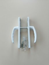 YALE PVC KAPI KOLU PLASTİK BEYAZ - 1
