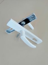 YALE PVC KAPI KOLU PLASTİK BEYAZ - 4
