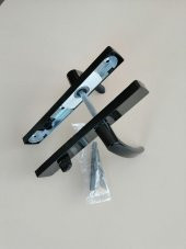 WC PVC KAPI KOLU PLASTİK SİYAH thumbnail 1