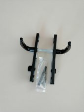 WC PVC KAPI KOLU PLASTİK SİYAH thumbnail 3