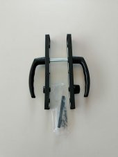 WC PVC KAPI KOLU PLASTİK SİYAH thumbnail 4