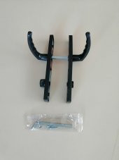 WC PVC KAPI KOLU PLASTİK ANTRASİT GRİ - 3