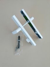 WC PVC KAPI KOLU PLASTİK BEYAZ - 3