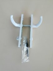 WC PVC KAPI KOLU PLASTİK BEYAZ - 4