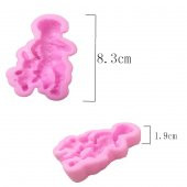 SİLİKON KALIP TAVŞANLI ERKEK BEBEK - 1