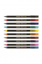 1340 Brushpen Fırça Uçlu Kalem 10 Renk Pp Kutu thumbnail 2