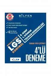 8. Sınıf Lgs Son Kontrol 1.dönem 4lü Deneme 2023 Baskı - 1