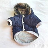 LACİVERT POOF CUTIE by Kemique  KÖPEK MONT KÖPEK PALTO - 6